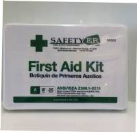 First Aid Kit, 25 Person, ANSI Compliant, Class A, Plastic Case